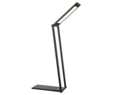 LED Tisch Beleuchtung Touch Dimmer USB Schreibtisch Lampe verstellbar grau Globo 58251