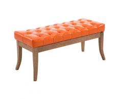 CLP Sitzbank Ramses Kunstleder antik-hell 100 orange