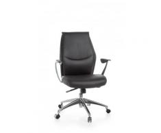 FineBuy OXET 2 Bürostuhl Echtleder Schreibtischstuhl ergonomisch Chefsessel komfortabel Drehstuhl