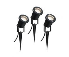 Paulmann Special Line Garden 3er-Set Spotlight IP44 GU10 Warmweiß 3x3,5W 98897 LED Aussenbeleuchtung Erdspieß Gartenbeleuchtung Gartenleuchten 98897