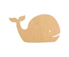 Securit® Korktafel "WHALE", inkl. Pinnadeln und Wandmontageset