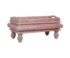 vidaXL Couchtisch Braun 90 x 50 x 40 cm Massivholz Mahagoni