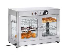 vidaXL Elektrischer Gastronorm Speisenwärmer 1200 W Edelstahl