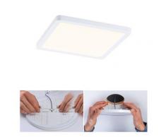 Paulmann LED Einbau Panel Areo VariFit IP44 Warmweiß 175x175mm eckig incl. 1x13 Watt Deckenleuchte Weiß Deckenlampe Kunststoff 3000 K 93040