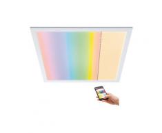 Paulmann LED Panel Amaris 595x295mm RGBW Smart Home Zigbee eckig incl. 1x35 Watt Deckenleuchte Weiß matt Deckenlampe Metall 2700 K 79809
