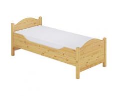 Seniorenbett extra hoch Federholzrahmen 120x220 Massivholz Holzbett Einzelbett 60.40-12-220 FV M