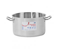 aro Imbiss Fleischtopf aus Edelstahl, ohne Deckel, Ø 32 cm, 13,5 l