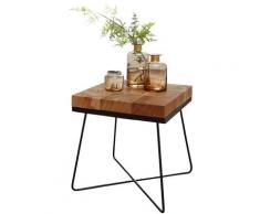 Beistelltisch Akazie 45x45cm Massivholz Telefontisch Couchtisch Tisch Wohnzimmer