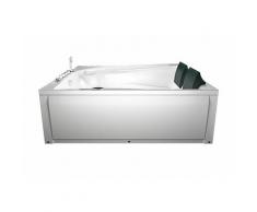 Whirlpool Pool Badewanne Eckwanne Wanne W12H-B 180x135cm passive Schlauch-Reinigung