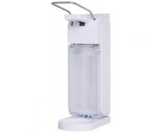 Armhebelspender Blanc UNIVERSAL 500 & 1.000ml, schwenkbare Abtropfschale,verschließbar,Seife & Desinfektion
