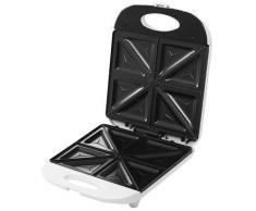 Monzana Sandwichmaker mit Antihaftbeschichtung BPA frei 750W in weiß