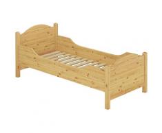 Seniorenbett extra hoch Federholzrahmen 120x220 Massivholz Holzbett Einzelbett 60.40-12-220 FV