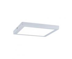Paulmann Aufbaupanel LED Atria eckig Deckenleuchte 20W Licht 2700K Warmweiß LED Panel Weiß matt dimmbar für Wand- und Deckenmontage 70870