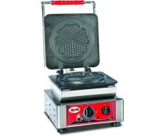GMG - Waffeleisen Amore-M - 1x (Ø 17cm) - Wechselbare Backplatte Sehr einfach Montage - 50° bis 300°C - Leichte Reinigung