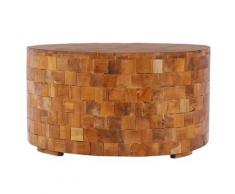 vidaXL Couchtisch 60x60x35 cm Teak Massivholz