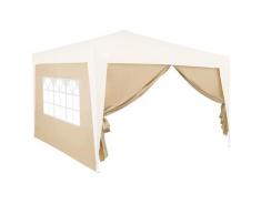 Deuba Pavillon Seitenwände für Capri 3x6m beige