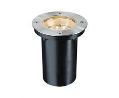 Paulmann Bodeneinbauleuchten-Set Special Line Einbaustrahler 230V LED Spot Warmweiß Edelstahl 1er Set 1x1,2W 230V inkl. Leuchtmittel Außen 93788
