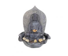 Zimmerbrunnen Dekobrunnen FoBuddha warmweiße LED antikfinish 10465