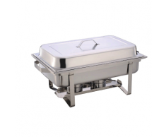 Airbrush-City Chafing Dish Speisenwärmer Warmhaltebehälter aus Edelstahl