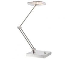 LED 4 Watt Tischleuchte Tischlampe Bürolampe Nickel Leselampe Lampe Globo 59039T