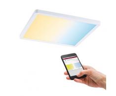 Paulmann LED Einbau Panel Areo VariFit IP44 Zigbee Tunable White 230x230mm eckig incl. 1x16 Watt Deckenleuchte Weiß Kunststoff 3000 K 93048