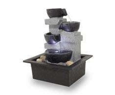 Zimmerbrunnen Tischbrunnen Dekobrunnen FoQuadrato mit Led 10863