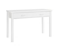 Schreibtisch SAM Weiß 2 Schubladen 120cm Schminktisch Konsolentisch Laptoptisch