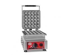 GMG - Waffeleisen Lokmia-L - 1x (Ø25 x 4,2cm x 1,2cm/2,4cm) - Wechselbare Backplatte Sehr einfach Montage - 50° bis 300°C - Leichte Reinigung