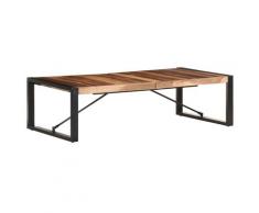 vidaXL Couchtisch 140x70x40 cm Massivholz mit Palisander-Finish