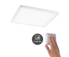 Paulmann LED Einbau Panel Areo VariFit IP44 Neutralweiß 3-Stufen-dimmbar 230x230mm eckig incl. 1x16 Watt Deckenleuchte Weiß Kunststoff4000 K 93060
