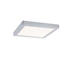 Paulmann LED Panel Abia eckig incl. 1x22 Watt Deckenlampe Chrom matt Lichtpanel Kunststoff Deckenlicht 2700 K 70982