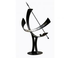 Sonnenuhr Mega H-170 cm D-100 cm Schmiedeeisen Metall Wetterfest Schmiedekunst