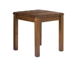 pemora Tisch in Antiklook Esstisch Küchentisch Massivholztisch Holztisch Restaurant-Tisch Gastronomie Kiefer massiv FRANCA SFA 80x80 cm