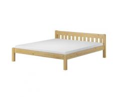 Doppelbett Ehebett 180x200 Kiefer natur Massivholzbett Rollroste Matratze 60.38-18 M
