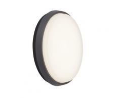 AEG LETAN LED Hausnummernleuchte Ø 24 cm Aluminium / Kunststoff Anthrazit / weiß, AEG280006