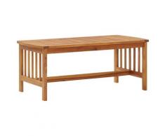 vidaXL Couchtisch 102x50x43 cm Massivholz Akazie