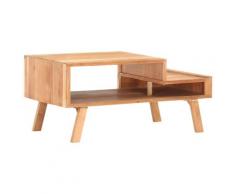 vidaXL Couchtisch 100 x 50 x 45 cm Akazie Massivholz