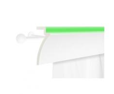 LED Vorhangblende aus PU (28 Meter KF801) - Indirekte Beleuchtung mit Stuckleisten, leicht & lichtundurchlässig - Vorhang Blende für Gardinenstangen