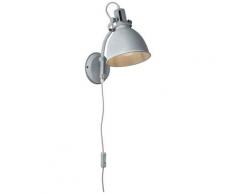 BRILLIANT JESPER Wandstrahler 34,5 cm Metall Grau Beton, 23710/70
