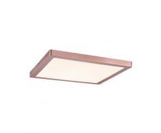 Paulmann LED Panel Atria eckig incl. 1x24 Watt dimmbar Deckenlampe Roségold Deckenleuchte Kunststoff Wohnzimmerlampe 2700 K 70873