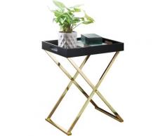 WOHNLING Beistelltisch TV-Tray Tabletttisch Ablagetisch Serviertablett Klappbar