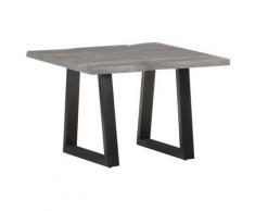 vidaXL Couchtisch mit Baumkanten 60x60x40 cm Massivholz Akazie