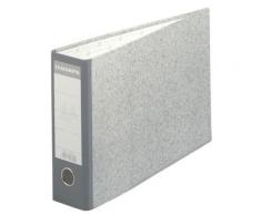 10x Exacompta Ordner Standard wolkenmarmoriert, mit 2 Ringen, 70mm Rücken, für Format DIN A4 quer