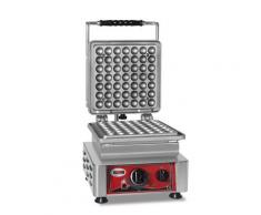 GMG - Waffeleisen Lokmia-S - 1x (Ø49 x 3cm x 1,4cm/2,8cm) - Wechselbare Backplatte Sehr einfach Montage - 50° bis 300°C - Leichte Reinigung
