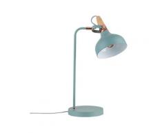 Paulmann Neordic Juna Tischleuchte max. 1x20W Tischlampe für E14 Lampen Nachttischlampe Softgrün/Kupfer/Holz 230V Metall/Holz ohne Leuchtmittel 79651