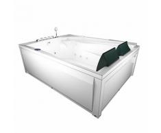 Whirlpool Pool Badewanne Eckwanne Wanne W12HZ-A 135x180cm Ringzirkulation, passive Schlauch-Reinigung