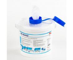 Mank Reinigungstuch M-Wipes aus Spunlace Weiß im Spendereimer, 17x25 cm ca. 200 Abrisse, 1 Rolle im Eimer
