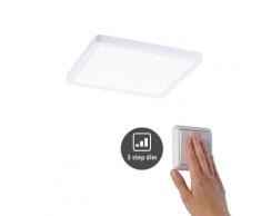 Paulmann LED Einbau Panel Areo VariFit IP44 Neutralweiß 3-Stufen-dimmbar 175x175mm eckig incl. 1x13 Watt Deckenleuchte Weiß Kunststoff4000 K 93059
