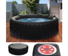 Whirlpool HWC-E32, 4 Personen In-/Outdoor heizbar aufblasbar Ø 180cm FI-Schalter + Zubehör ~ Variantenangebot