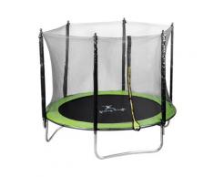 Uniprodo Gartentrampolin - Ø 244 cm - 100 kg - Netz UNI_TRAMPOLINE_06